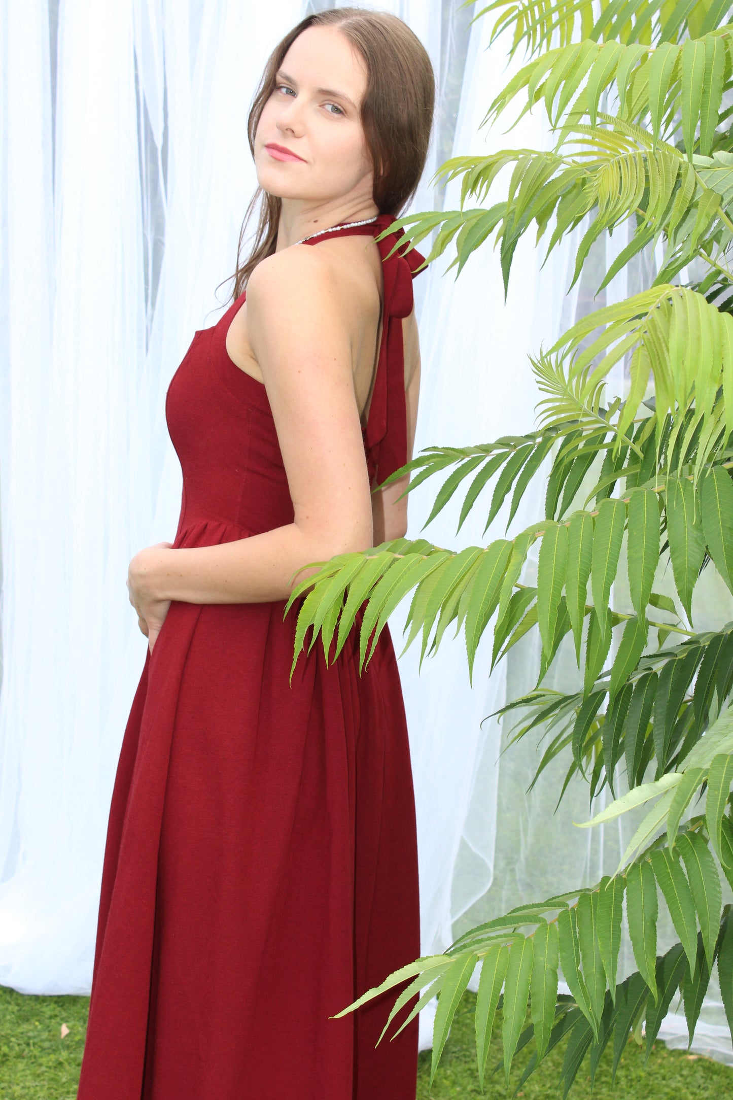 Dress “Burgundy Wine”