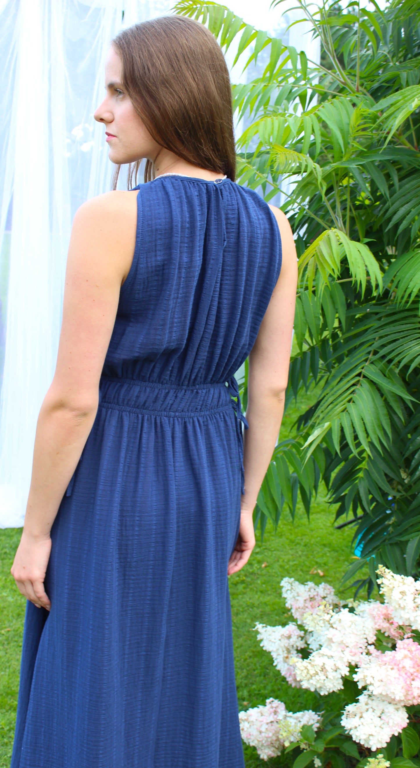 Dress "Navy Breeze"