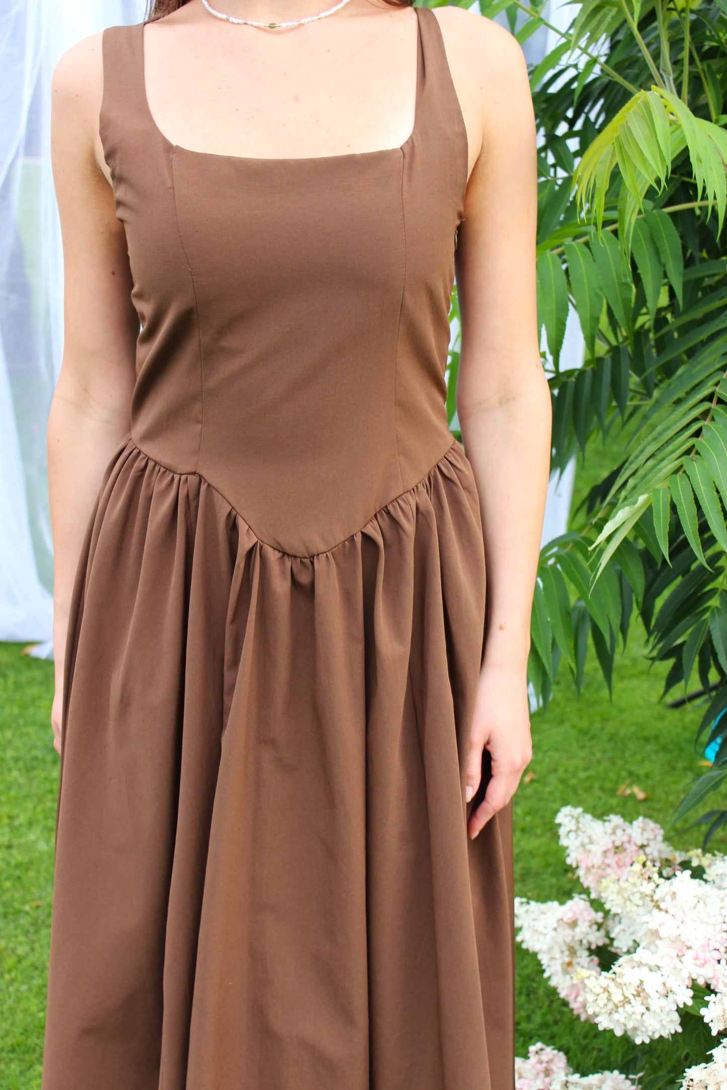 Dress "Chocolate Elegance"